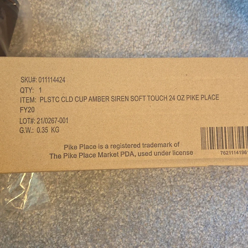 Starbucks Brown Tumbler with Straw 24oz - Picture 2 of 6